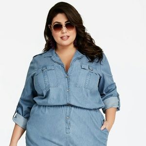 Ashley Stewart Denim Jumper